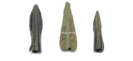 A Set of Bronze Socketed Arrowheads
