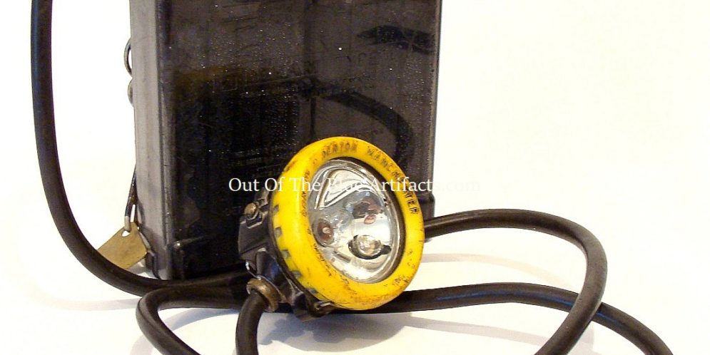 Miners Battery Cap Lamp Out Of The Blue Artifacts