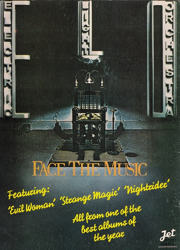 Electric Light Orchestra – Face The Music Tour Programme 1975-76 UK