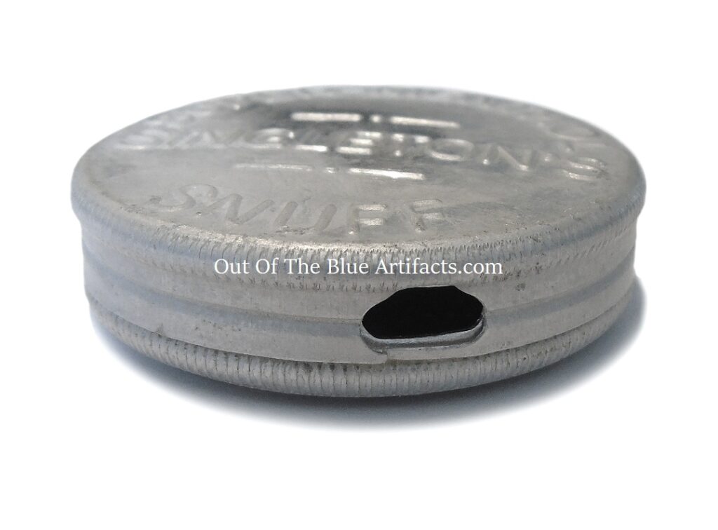Singleton’s Snuff Tin Out Of The Blue Artifacts