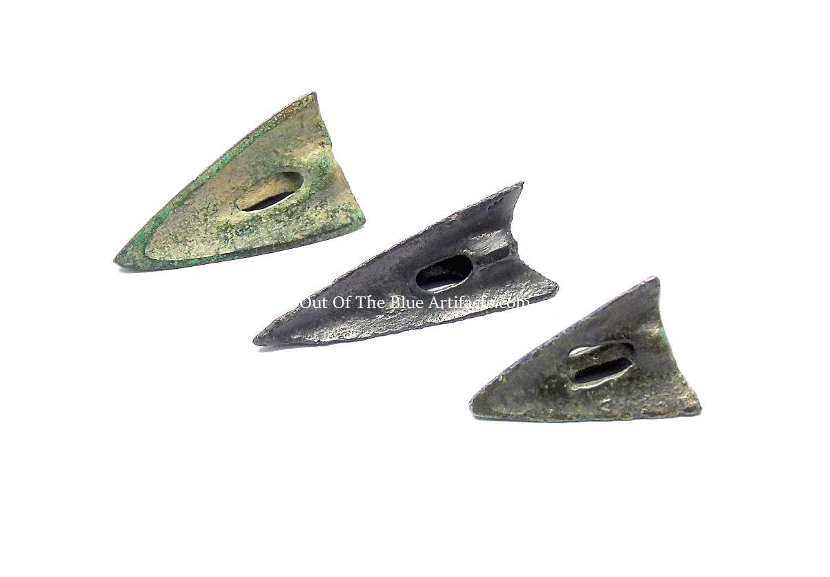 Tri Razor Arrow Chinese Tri-Blade Arrowheads – Out Of The Blue Artifacts