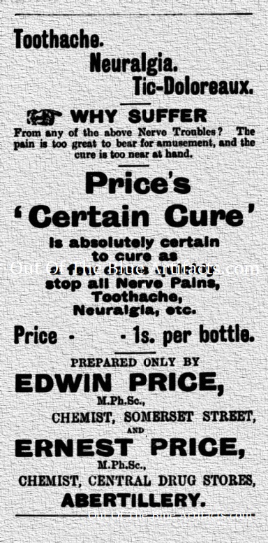 Mr Edwin Price – Chemist – Out Of The Blue Artifacts